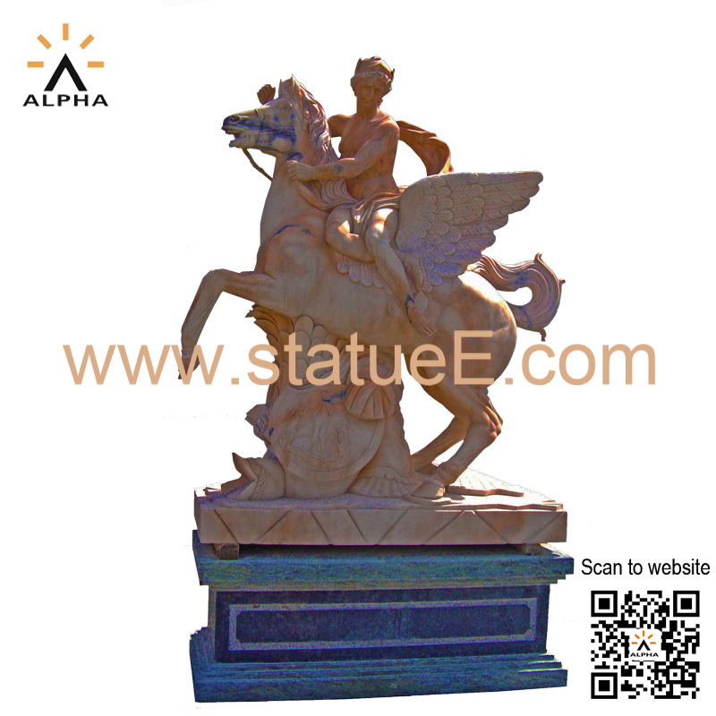 Marble Mercury statue